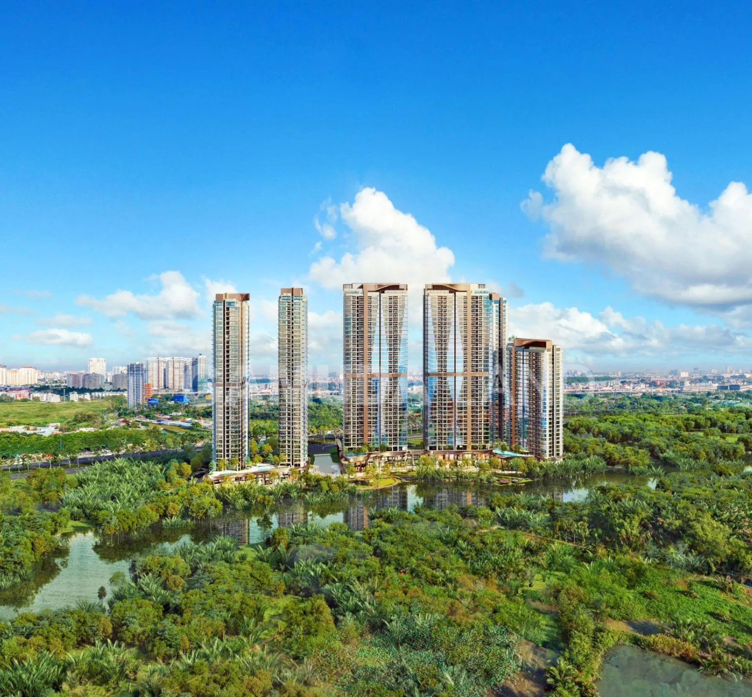 Phối cảnh tổng quan dự án Eaton Park