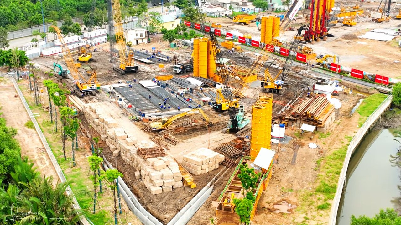 Hình ảnh thực tế tại dự án Eaton Park cập nhật mới nhất